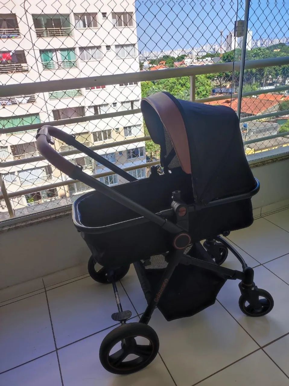Carrinho de bebê e bebê conforto Galzerano  - Foto 3