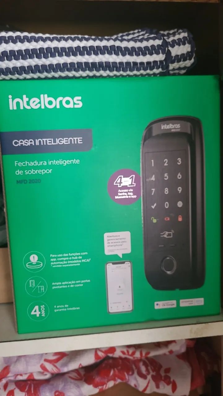 CÂMERA, FECHADURA E ROTEADOR INTELBRAS  - Foto 5