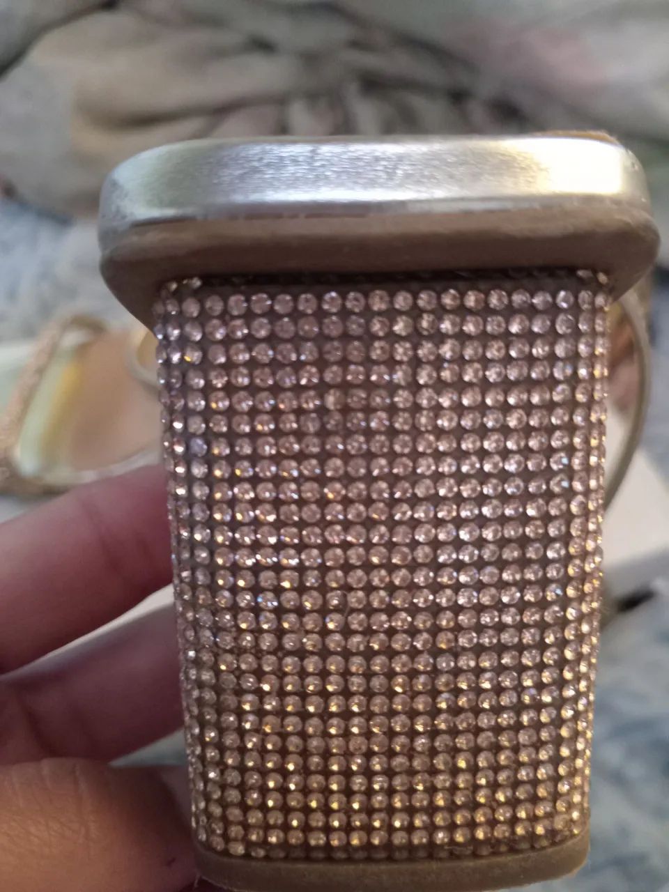 Sandália com strass - Foto 4