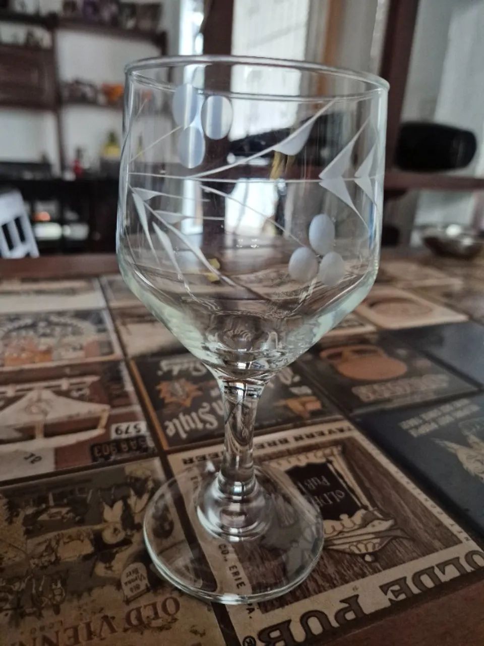 Kit 2 taças antigas para vinho - Foto 2