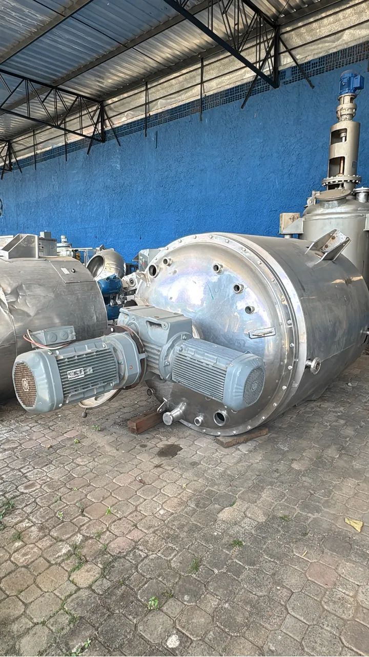 Reator de cosméticos com turbo em inox 