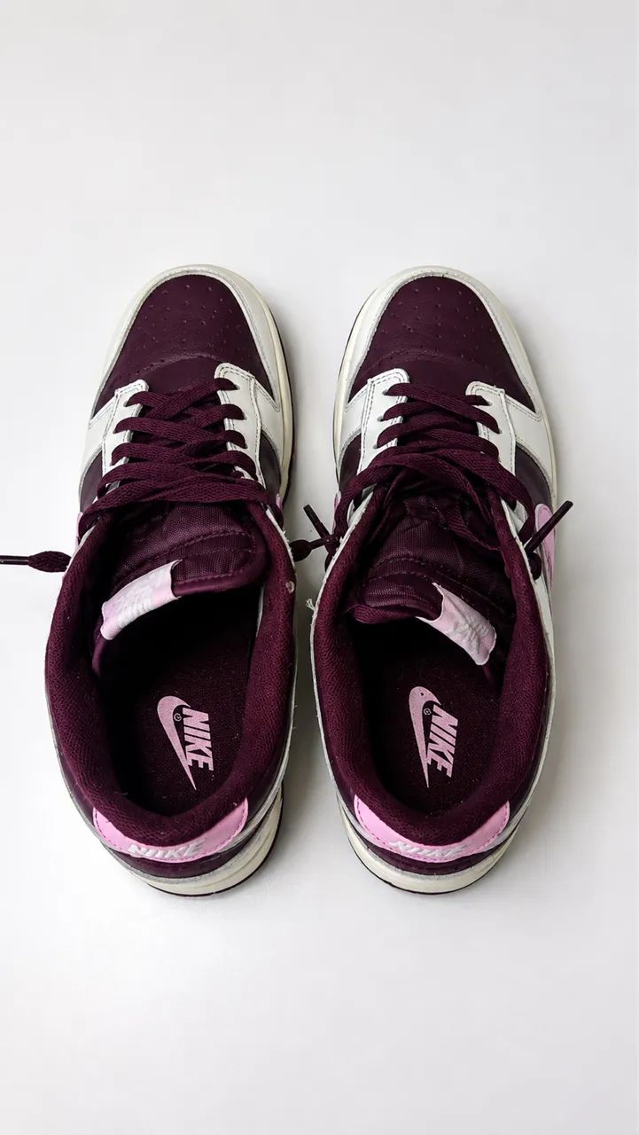 Nike Dunk Low Premium Valentine's Day Vermelho Vinho  - Foto 3