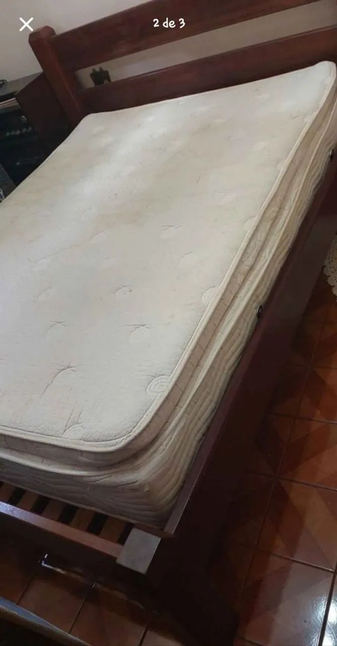 Cama artesanal de madeira nobre - Foto 2
