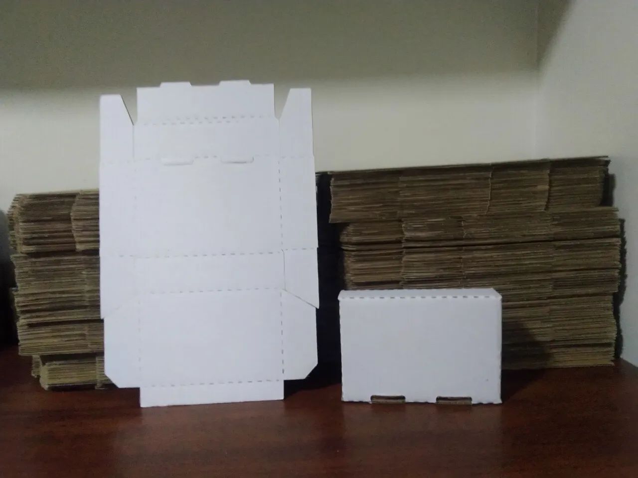LOTE COM 150 CAIXAS DE PAPELÃO BRANCAS SEM LOGO 16X11X4 - Foto 3