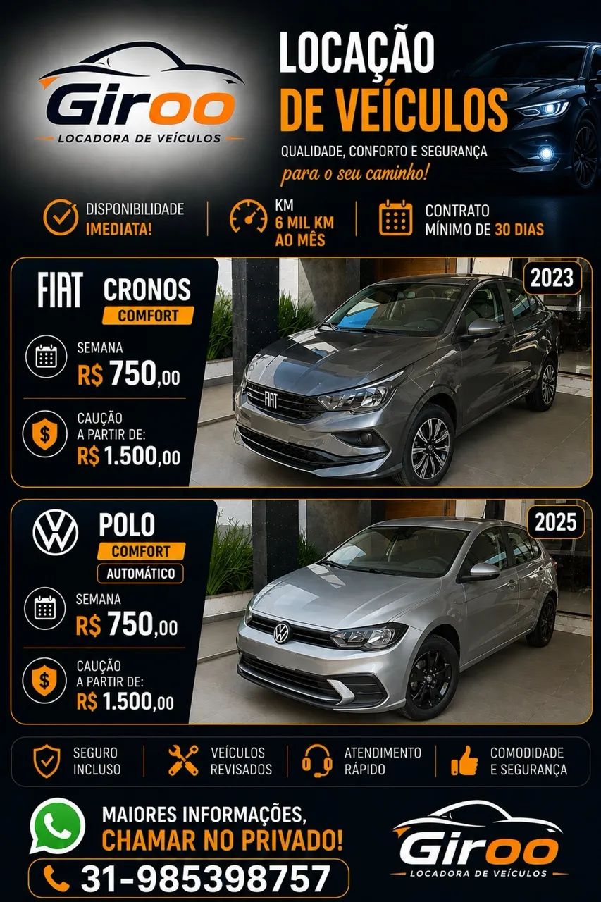 Alugo para motorista de Aplicativo _ UBER / 99