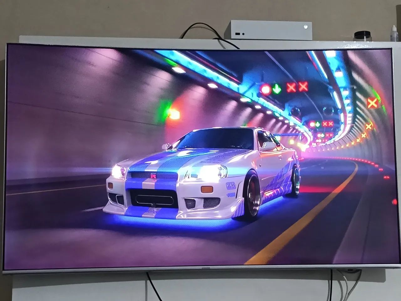 Smart Tv tela curva 4k Samsung 55 polegadas 