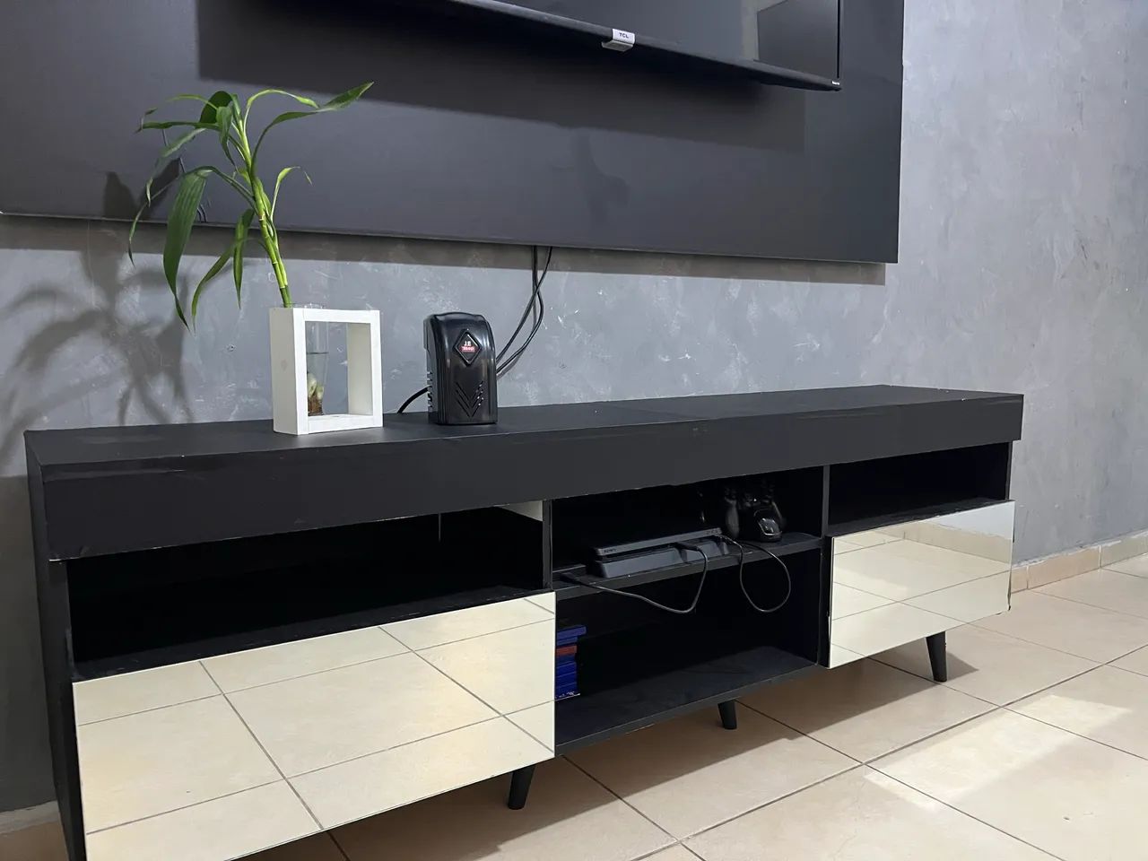 Kit: Painel para TV de até 60 polegadas e Rack. - Foto 2