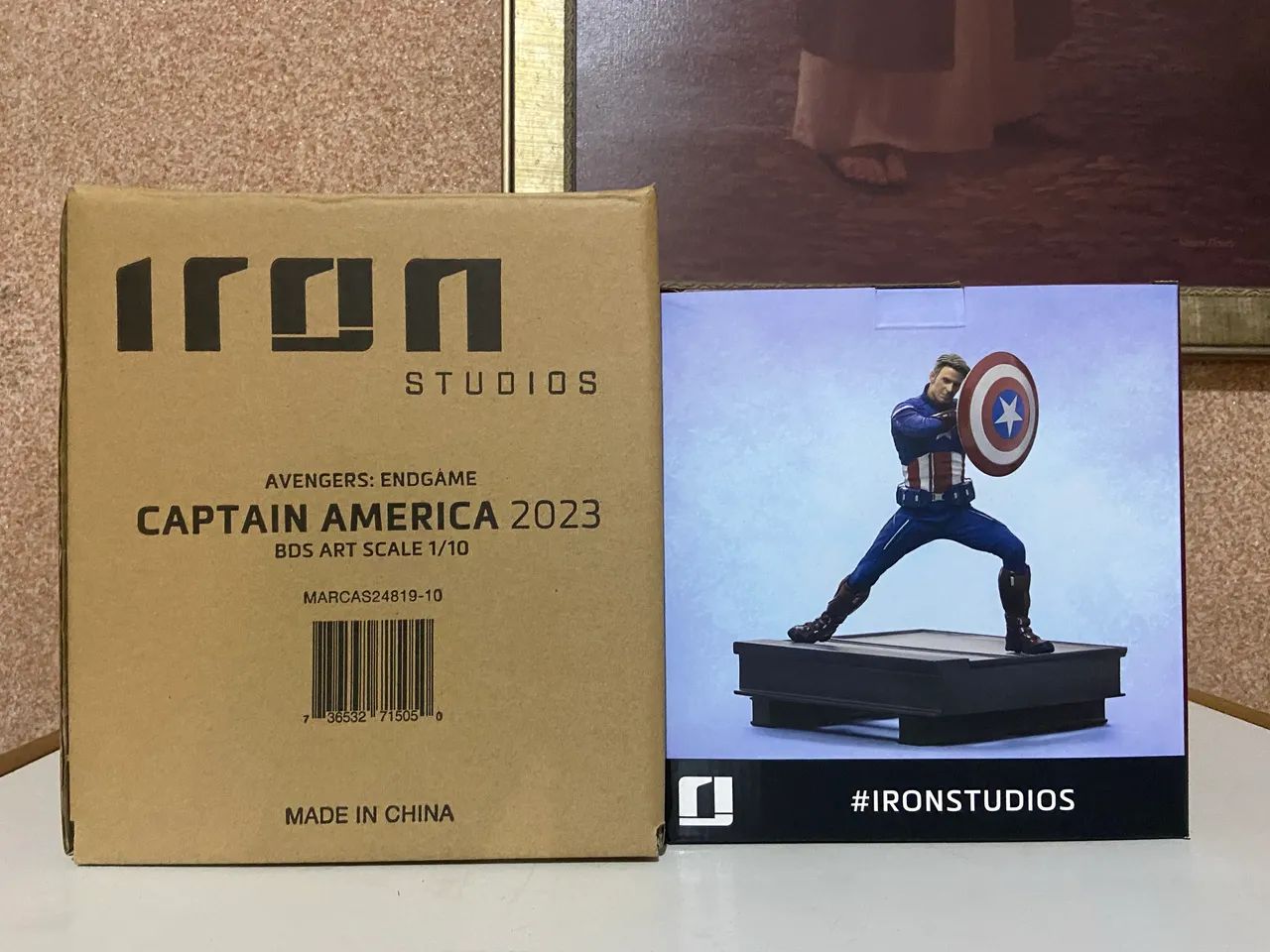 Diorama Capitão América Iron Studios - Foto 4