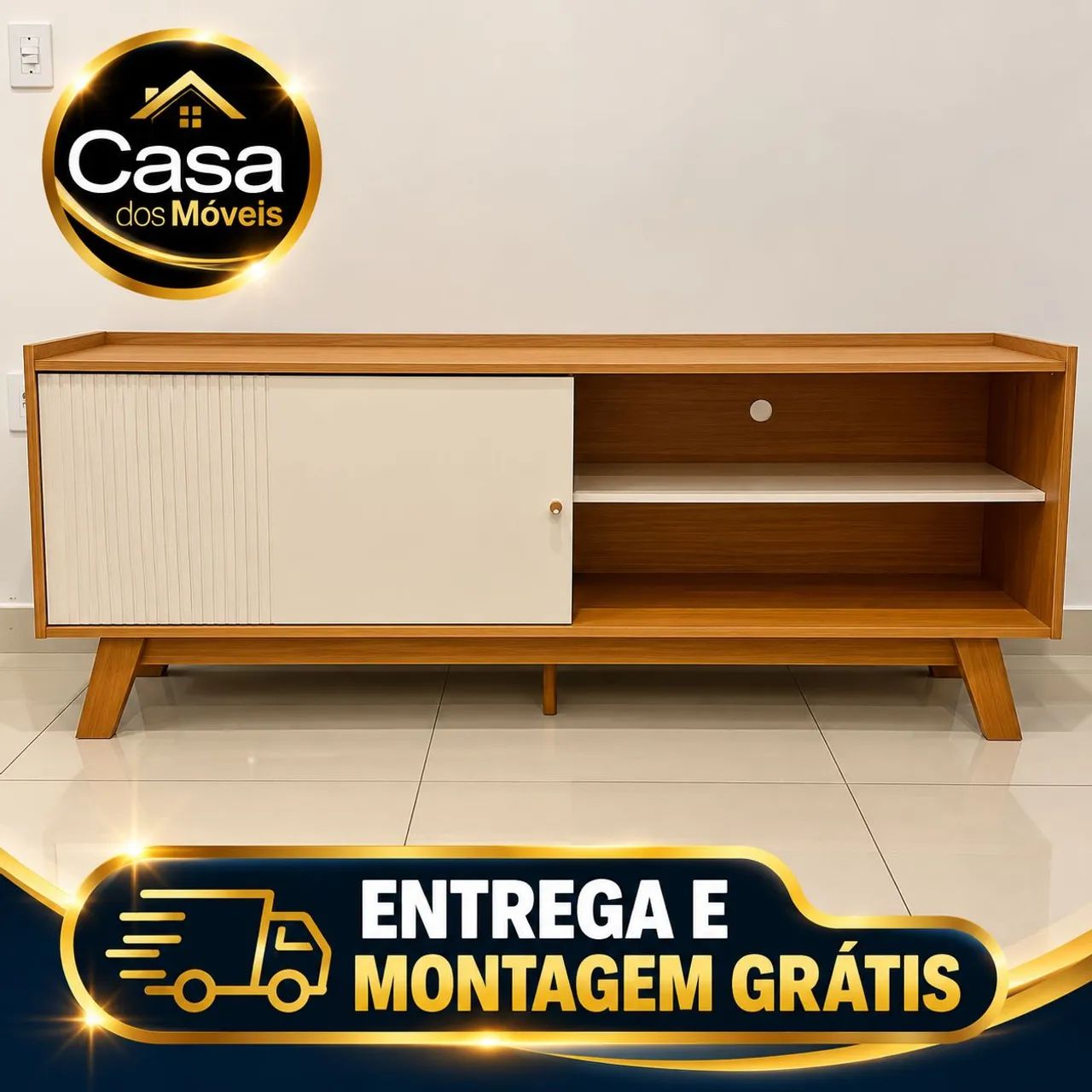 Rack para Tv até 65 polegadas 