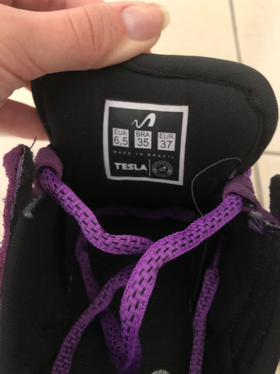 Tênis tesla roxo - Foto 3