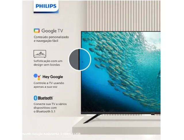 Smart TV 58" 4K UHD LED Philips - Foto 2