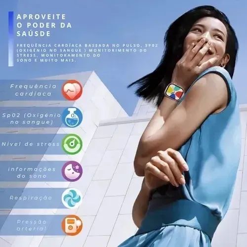 Smartwatch Zeblaze Btalk Plus Preto Tela 2,03 polegadas - Foto 4