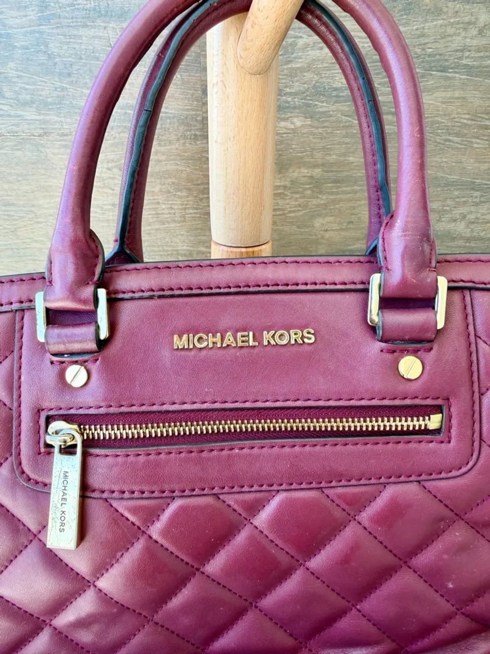 bolsa original michael kors matelassê marsala - Foto 5