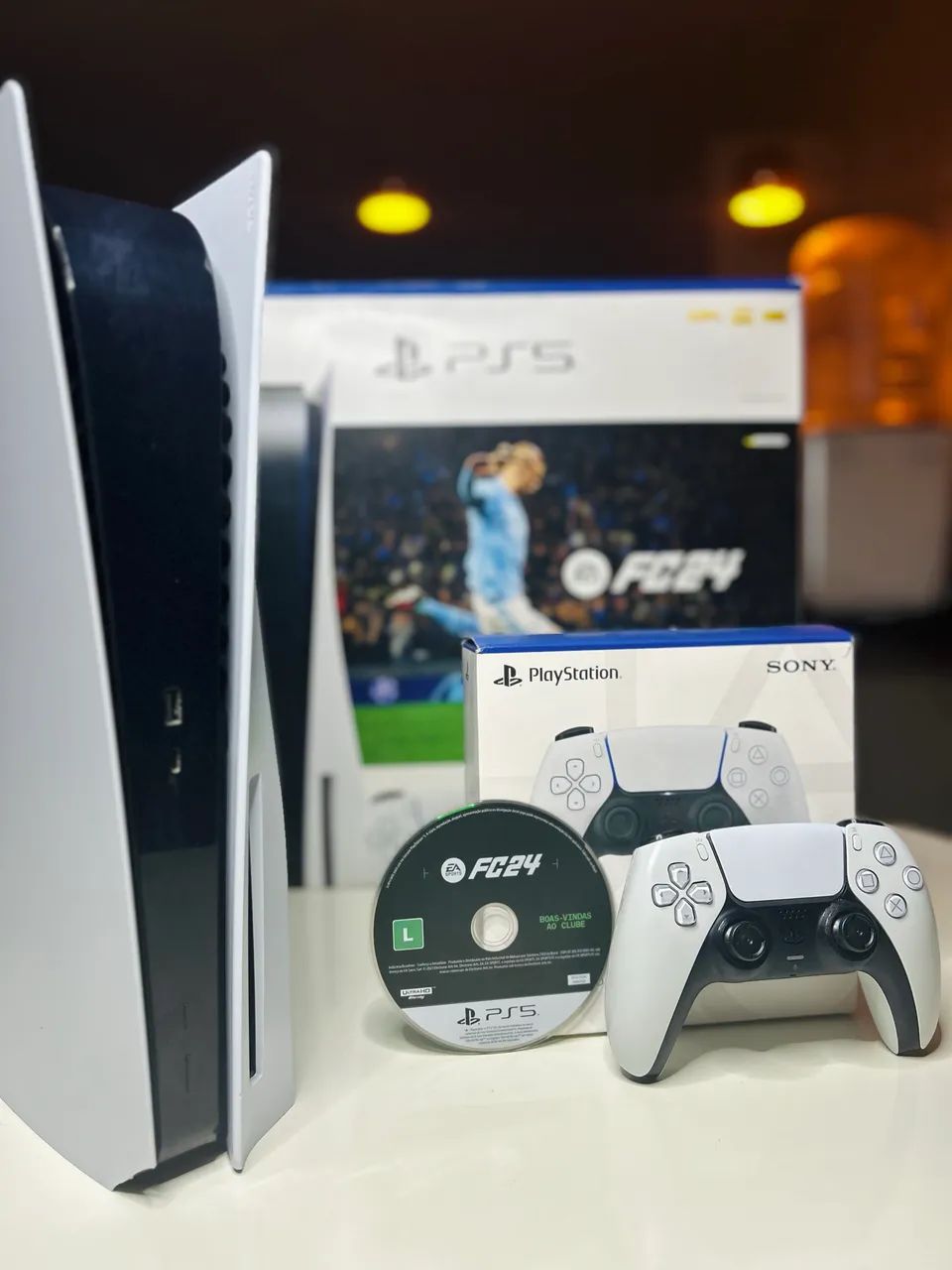 Ps5 FAT com leitor + jogo