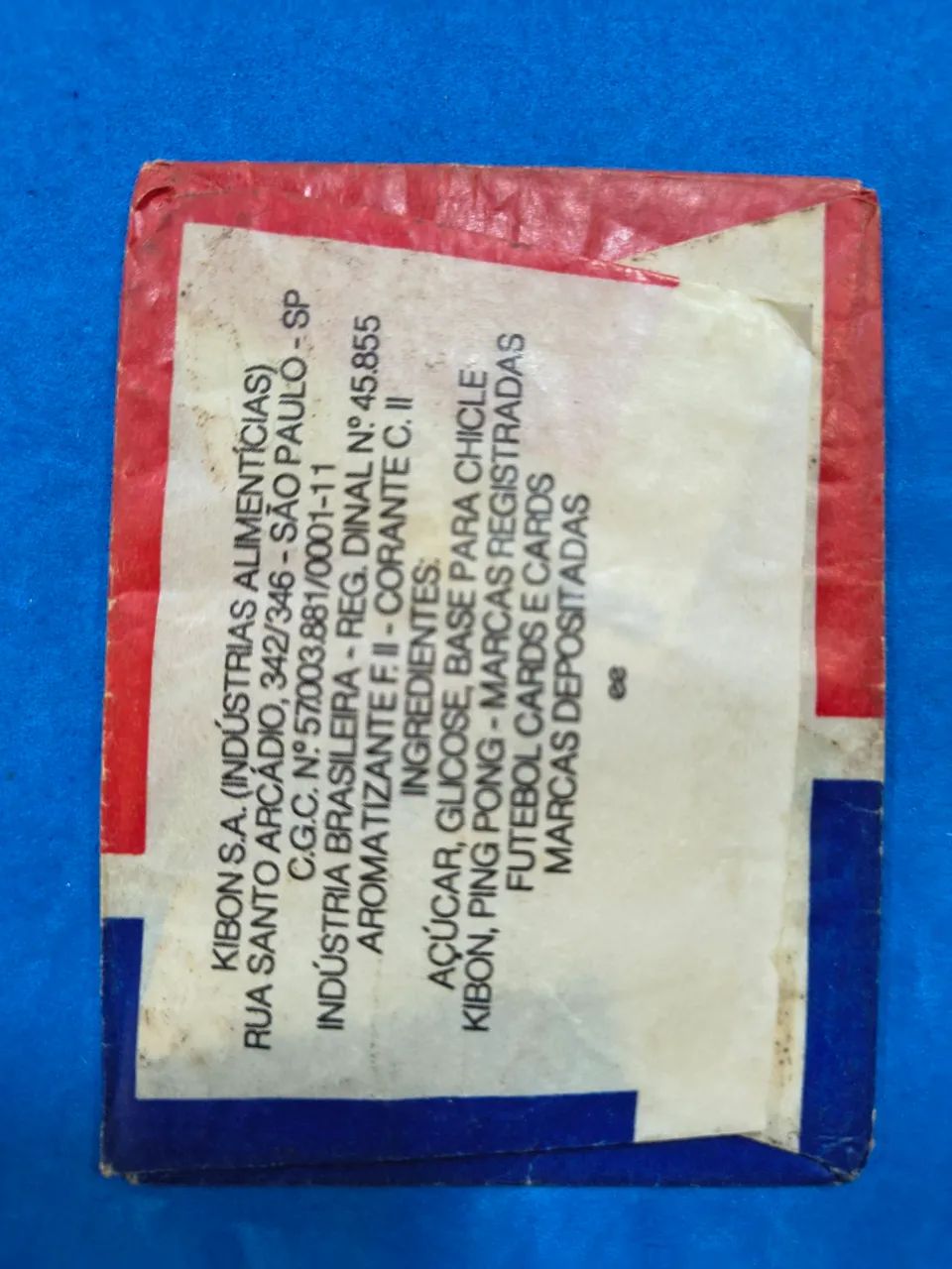 Envelope vazio original futebol cards ping pong 1979 - Foto 2