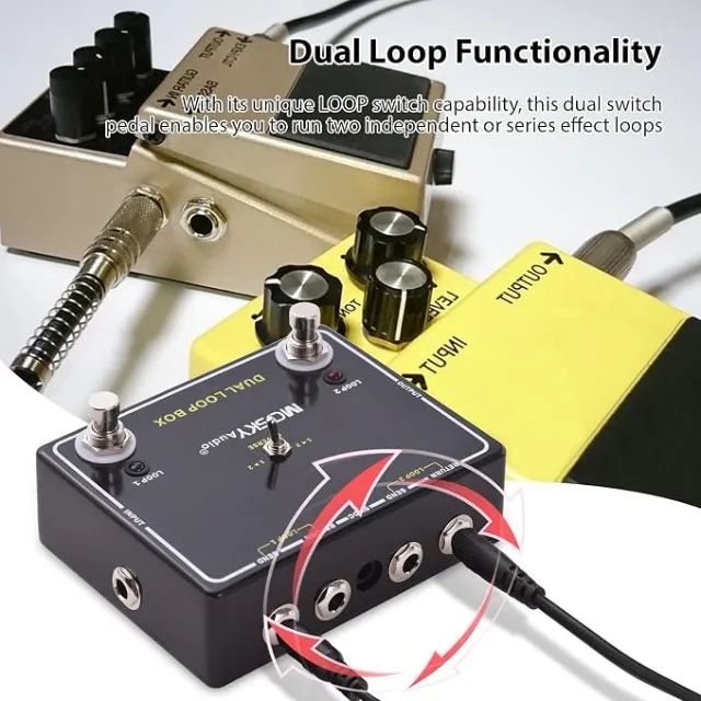 Pedal Mosky Audio Dual Loop Box - chaveador do tipo True Bypass  - Foto 5