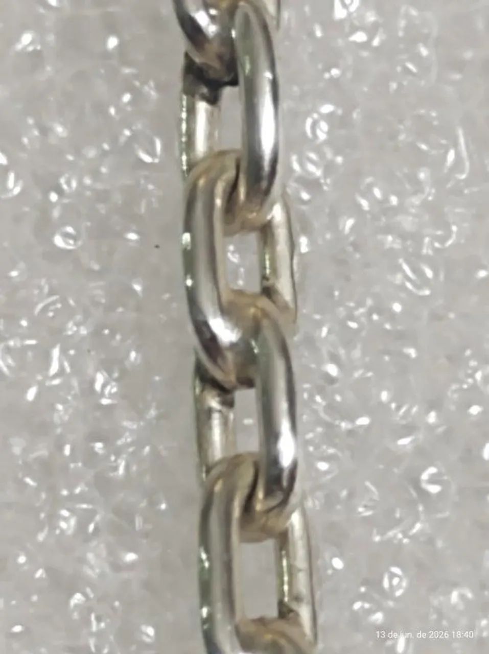 corrente de prata cartier 960 14,8g 50cm - Foto 4