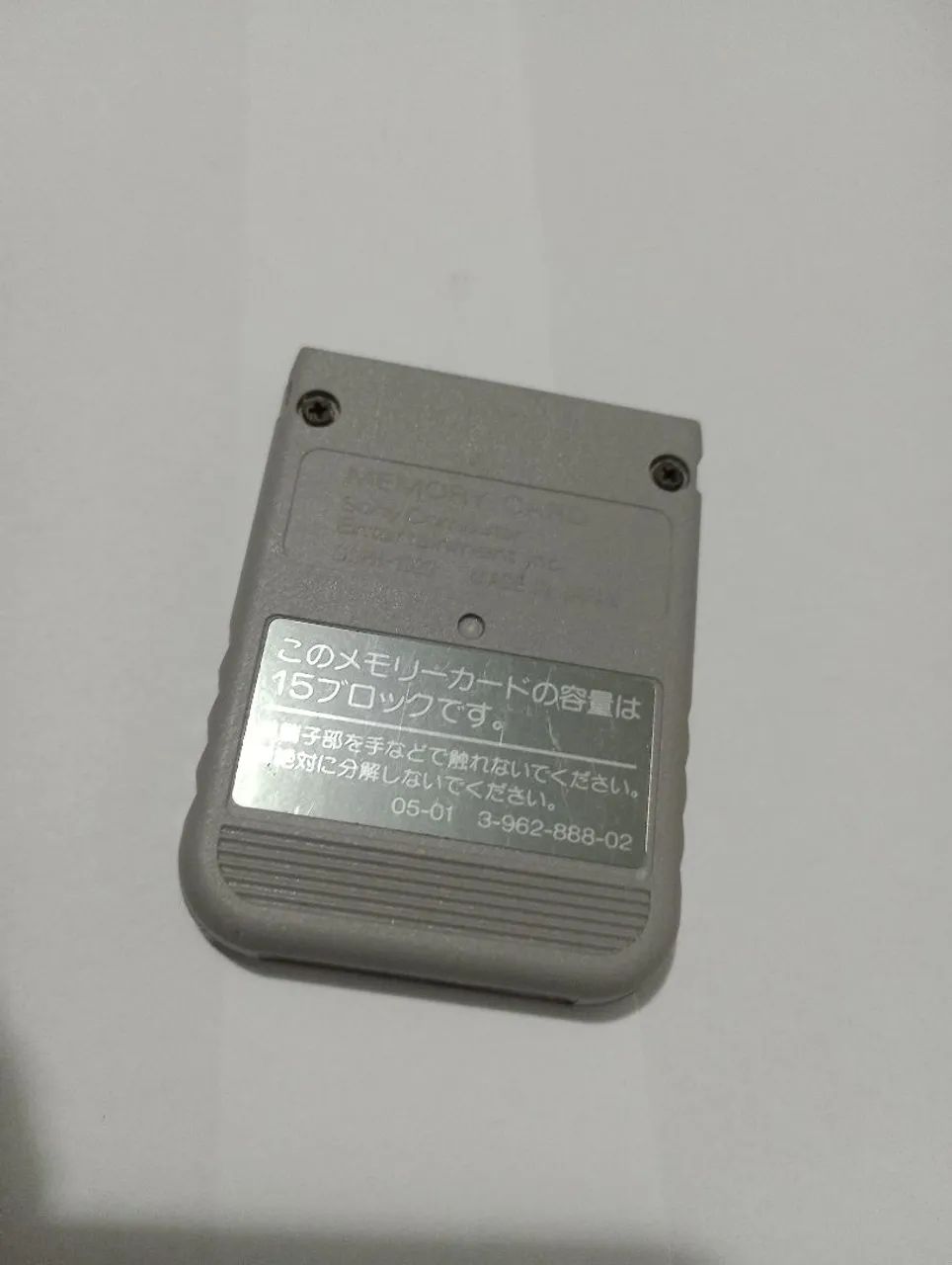 Memory Card clássico cinza Ps1 Original - Foto 3