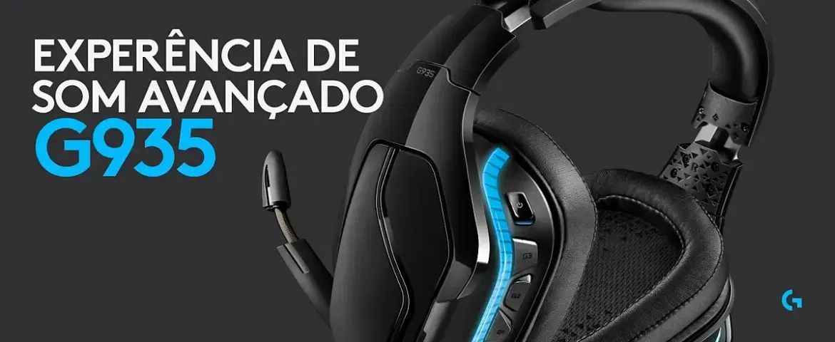 Headset Sem Fio Logitech G935 - Foto 5