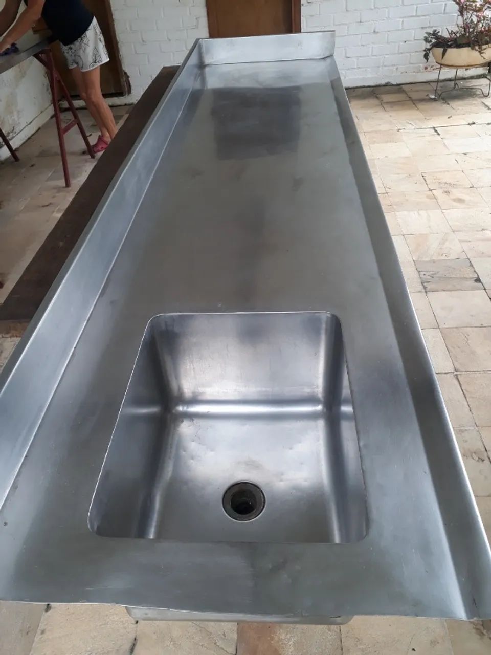 Pias de Inox Grandes - Ótimo Estado - Ideal para Cozinha Industrial