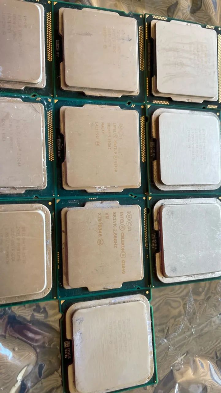 Lote com 9 Processadores Intel de Retirada - Foto 4