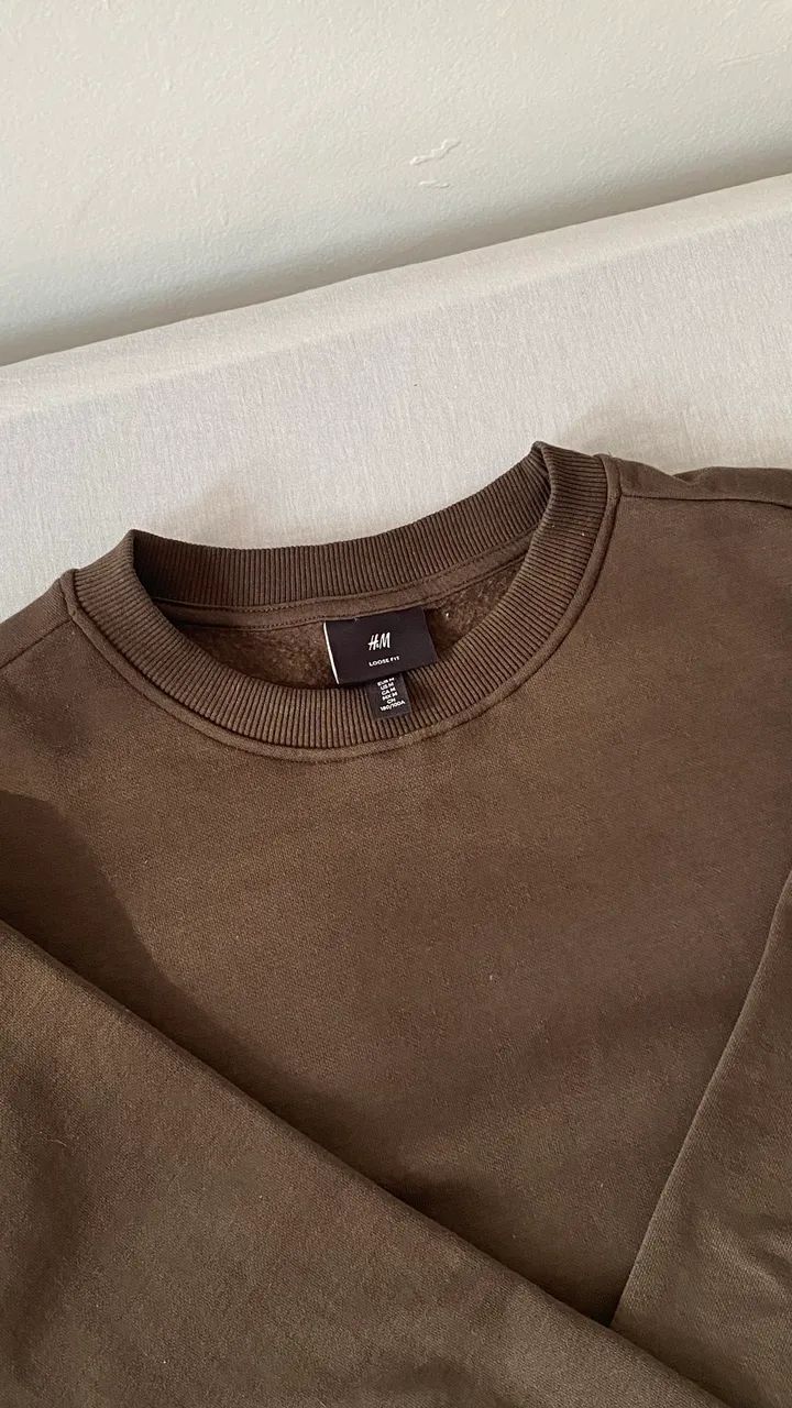Blusa Moletom Loose Fit H&M - Foto 3