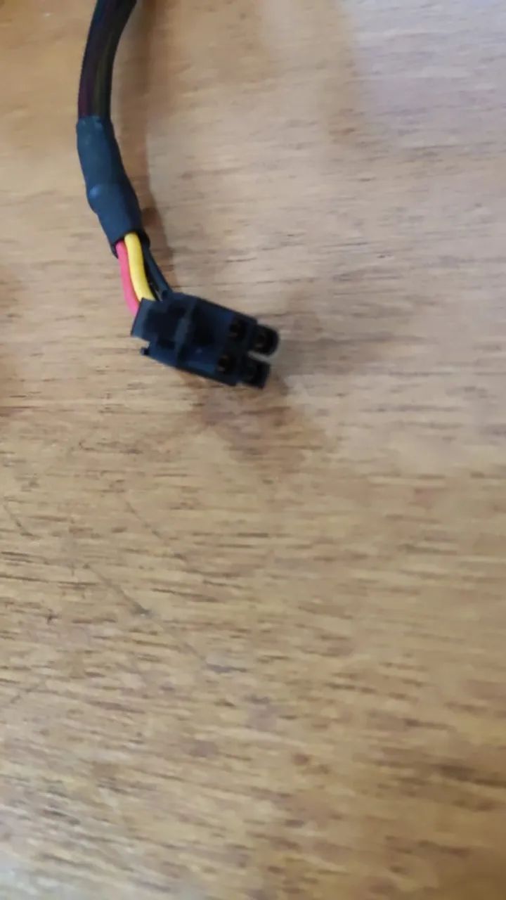 Cabo Fonte Modular 4 Pinos (2x2) P/ 2x Molex IDE + 1x Floppy - Foto 3