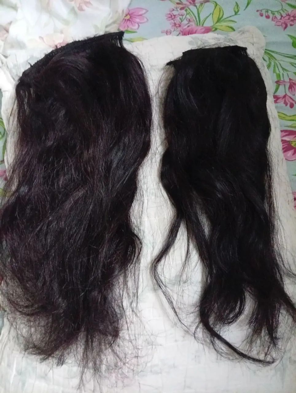 Cabelo humano liso ondulado 