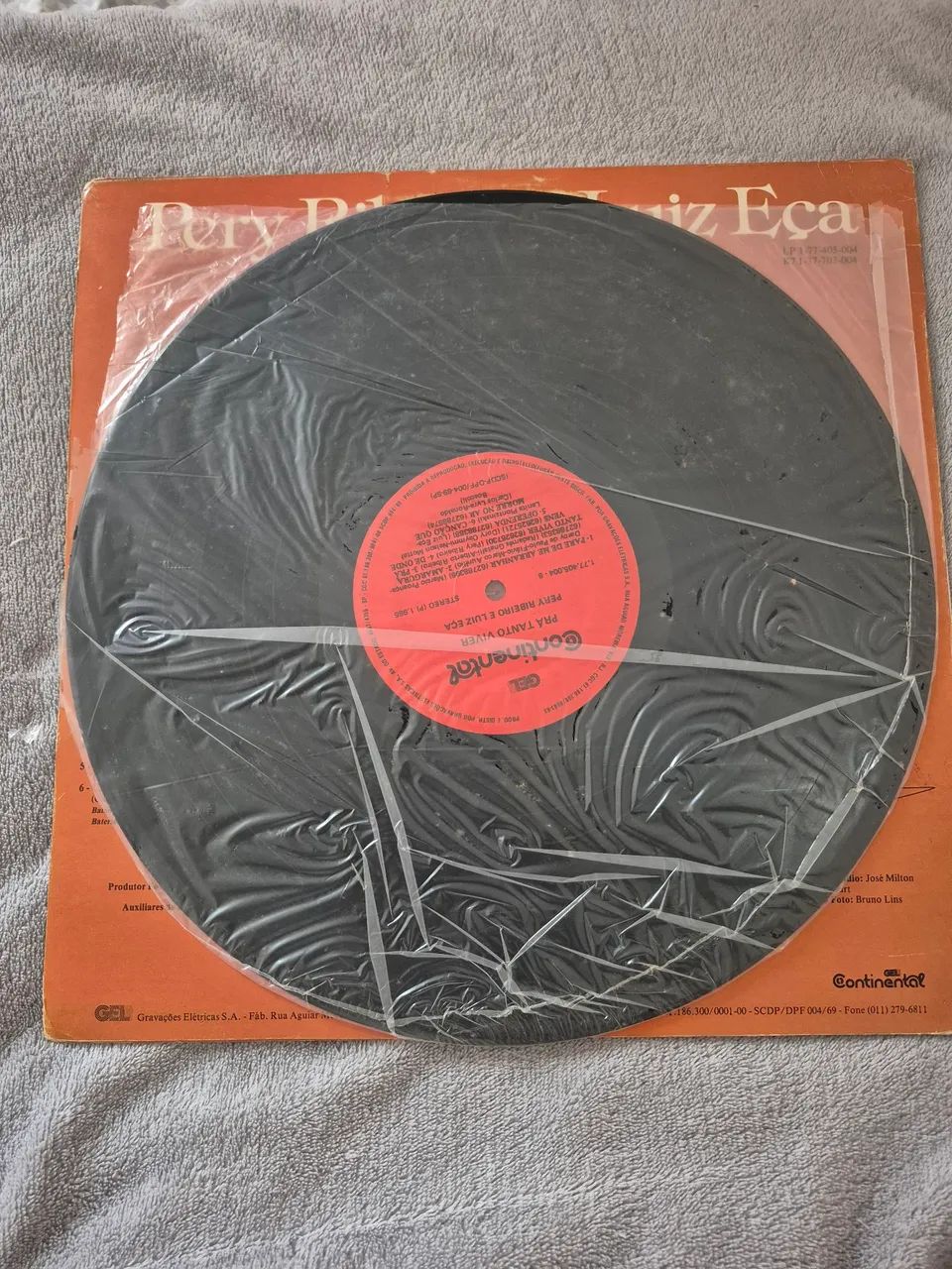 Disco de vinil Pery Ribeiro e Luiz Eça ! - Foto 3