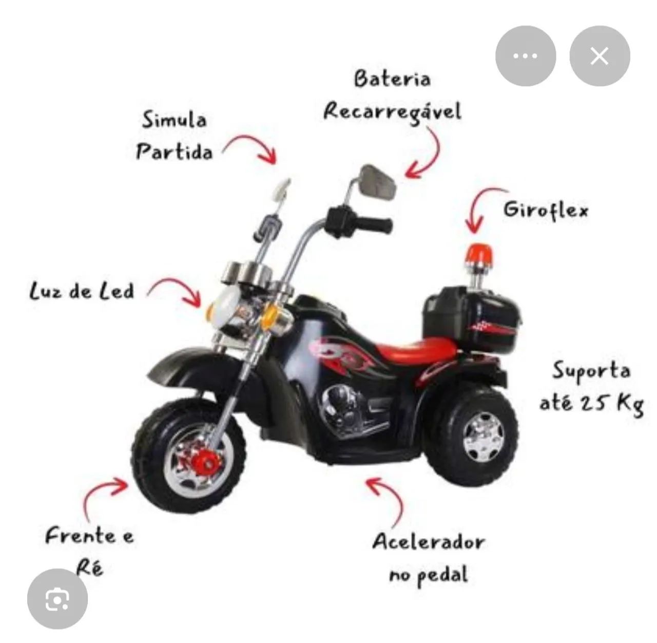 Vendo Triciclo elétrico 