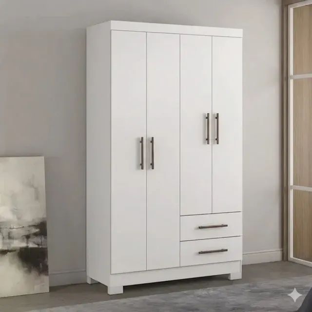 Guarda Roupa Vitoria Branco FRETE GRATIS