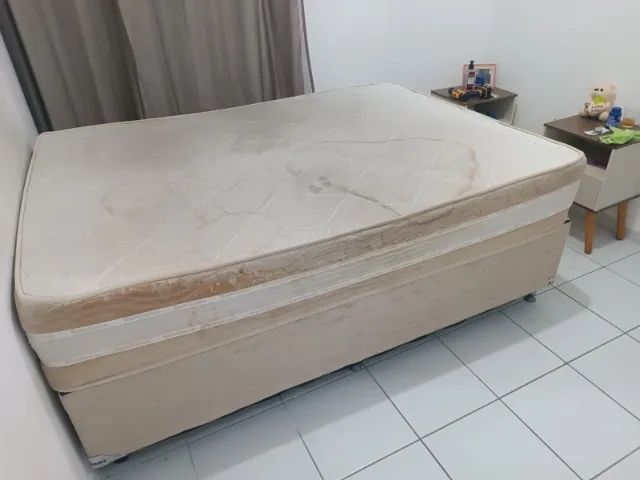 Cama box de casal para doação  - Foto 3