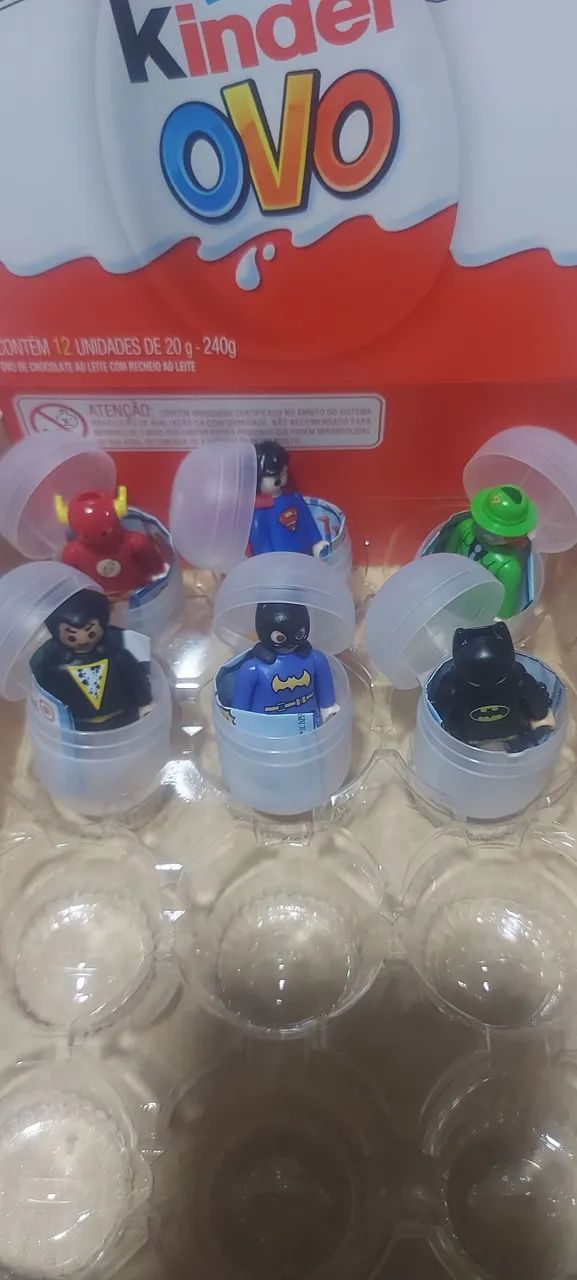 Kinder ovo playmobil lote com 6 -120,00 /unitário 20,00