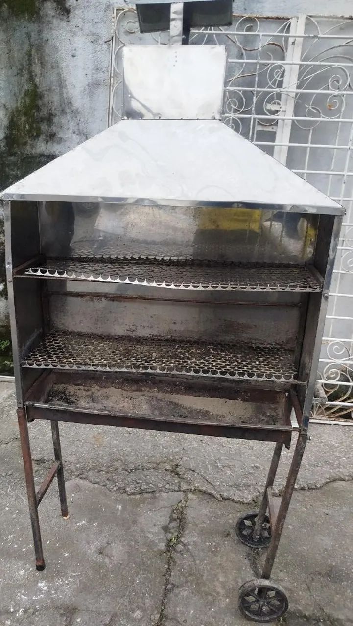 Churrasqueira retrátil fácil de se utilizar  - Foto 5