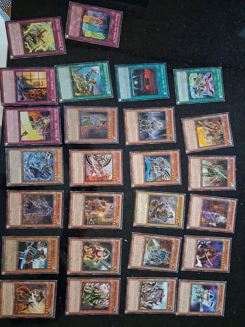 Yu gi oh. Deck Six Samurai e Noble Knight.