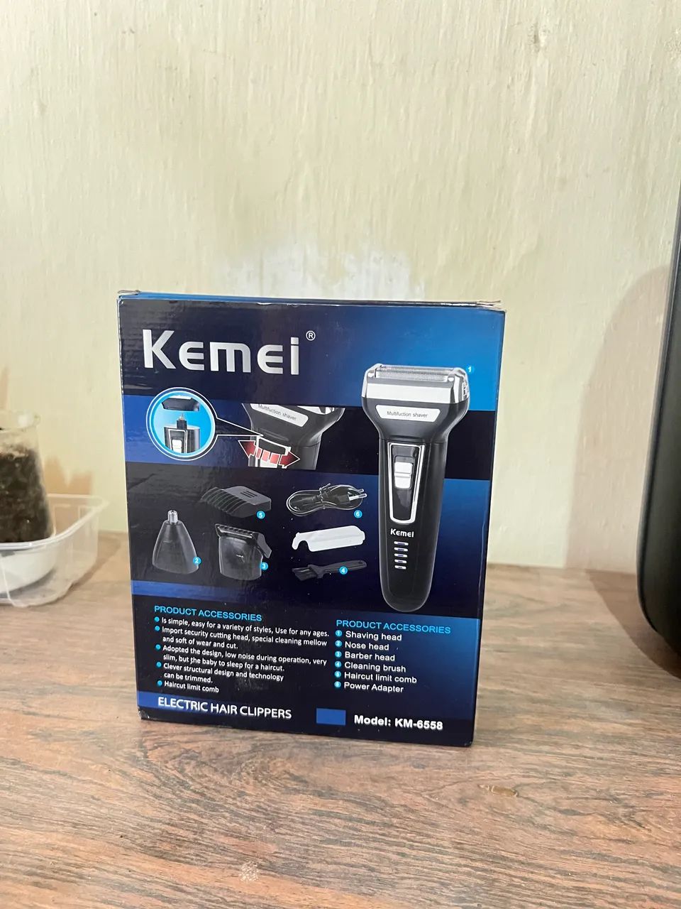 Barbeador 3 em 1 KEMEI
