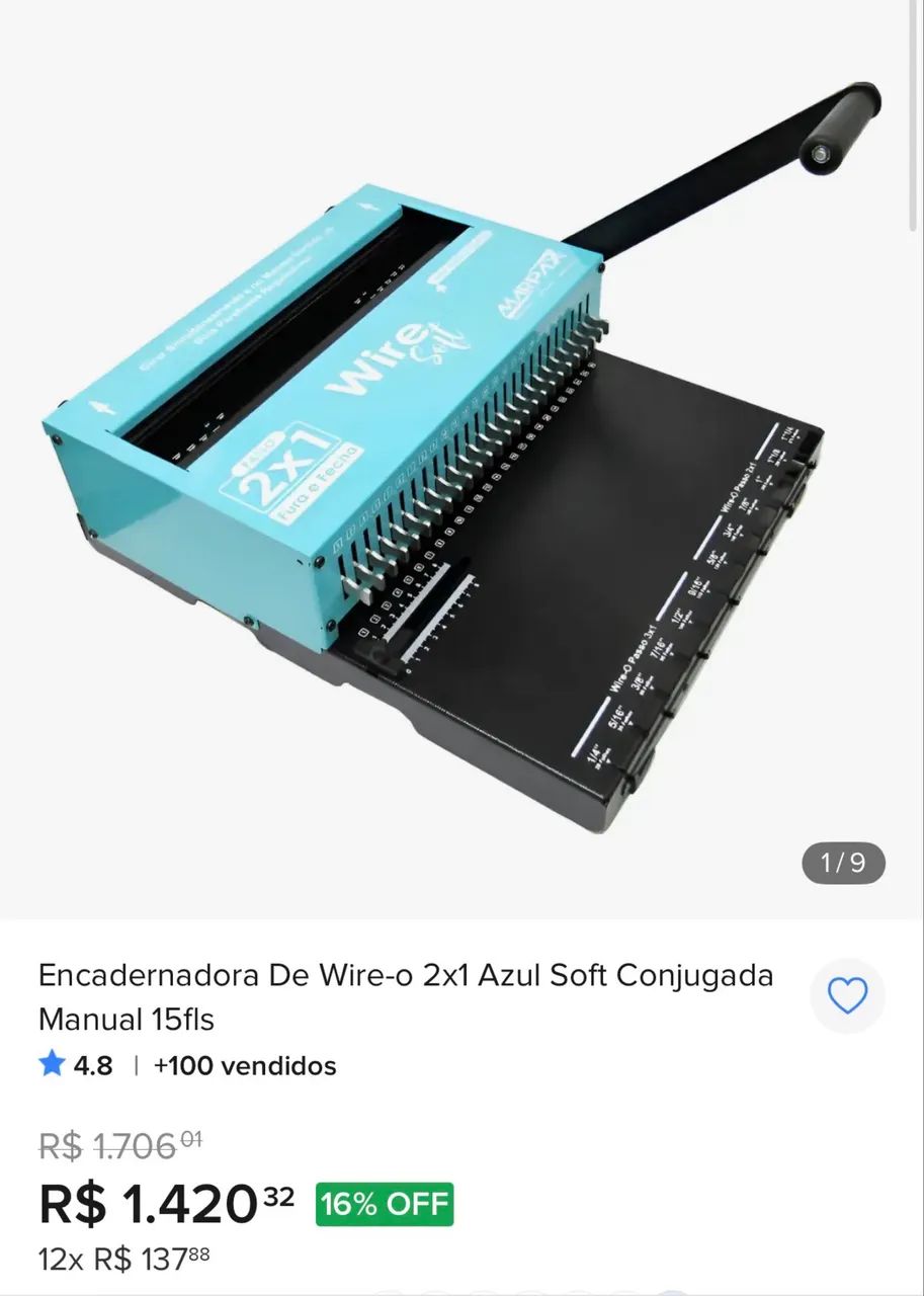 Encadernadora WireSoft Marpax | 2x1 - Foto 4