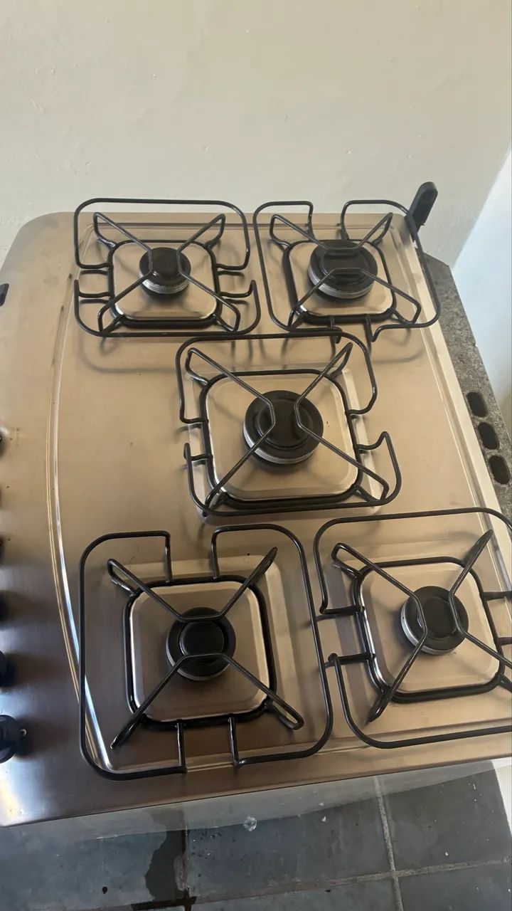 Fogão 5 bocas Electrolux Inox Branco Efficient FE5IW - Foto 4