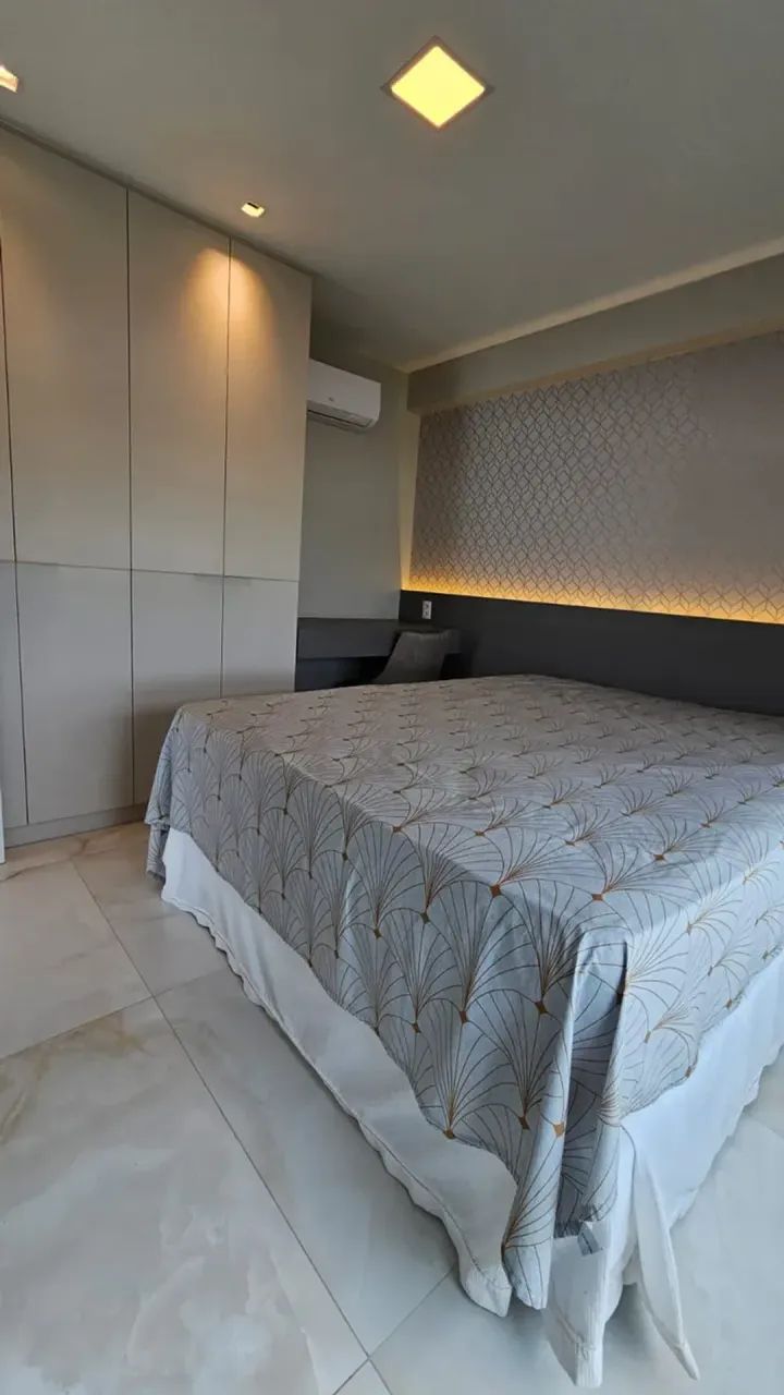 Alugo Apto com 141 m² a beira mar com 3 suítes Mobiliado no Evolution - Foto 2