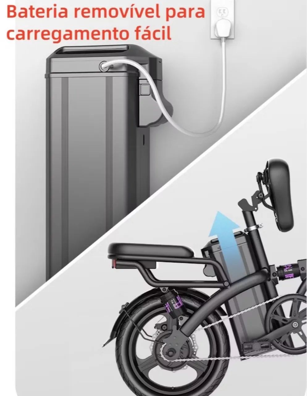 Bicicleta elétrica  - Foto 4