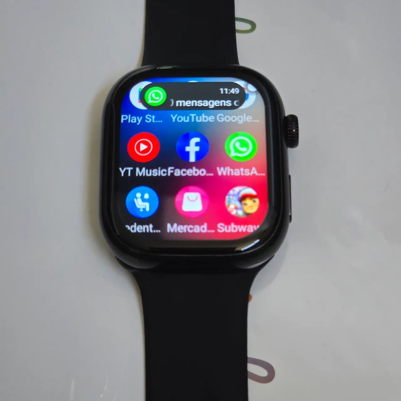 Smartwatch 4G AMOLED Android 10 Câmera Giratória - Foto 4