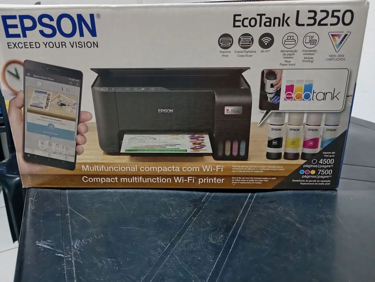Impressora Epson 3250 garantia nova na caixa, nunca usada ainda 2 anos de garantia 