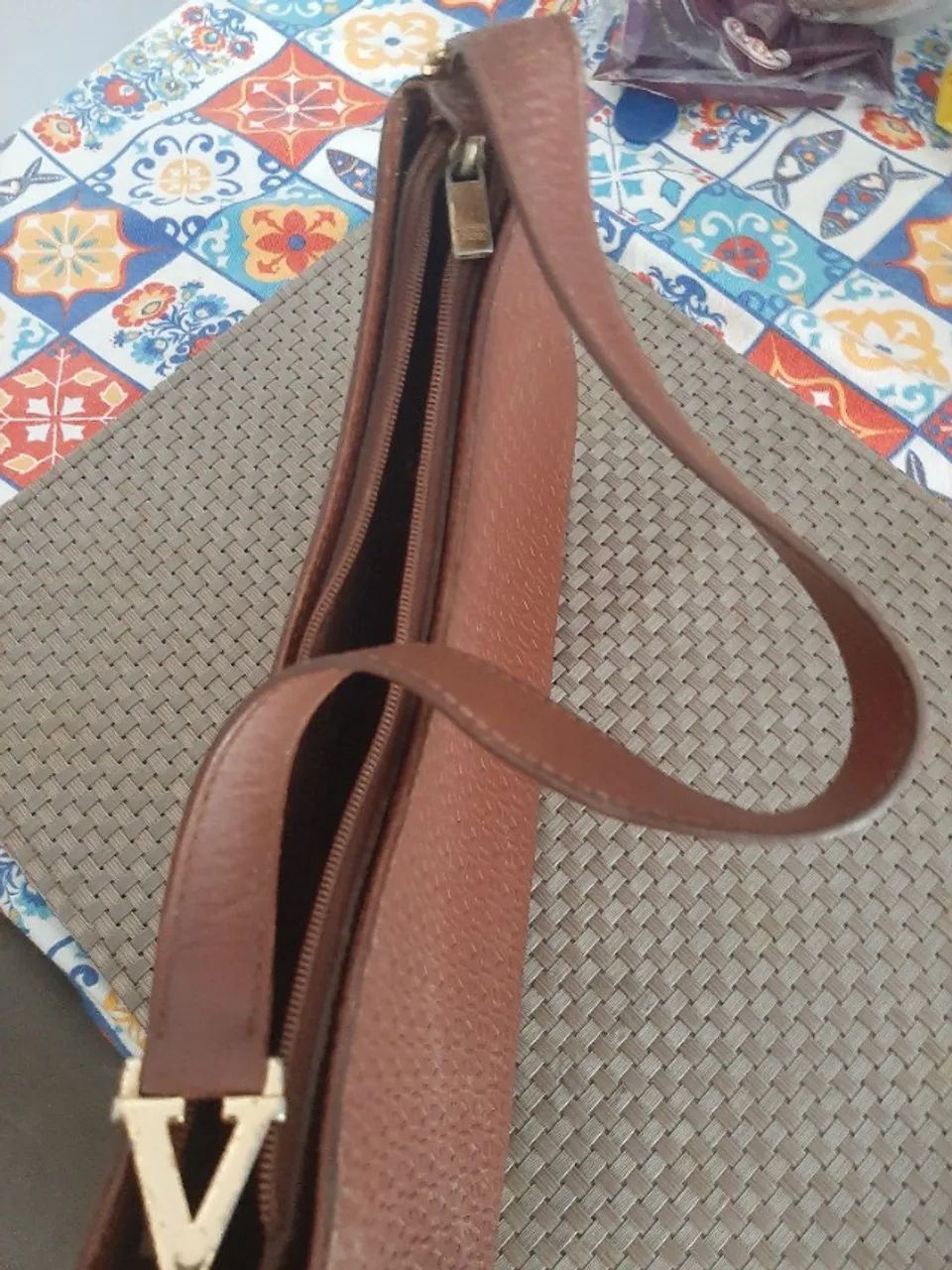 bolsa victor hugo legitima couro - Foto 3