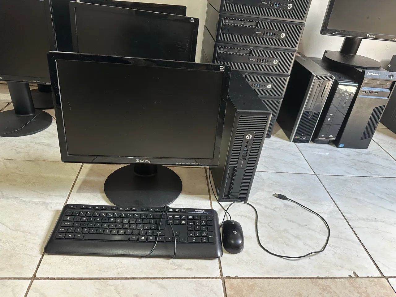 Computador hp completo com ssd 