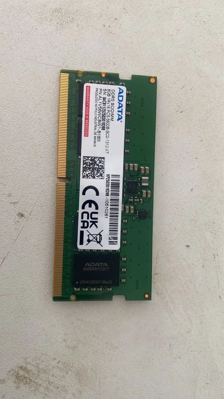 DDR5 8GB 5600 Notebook 