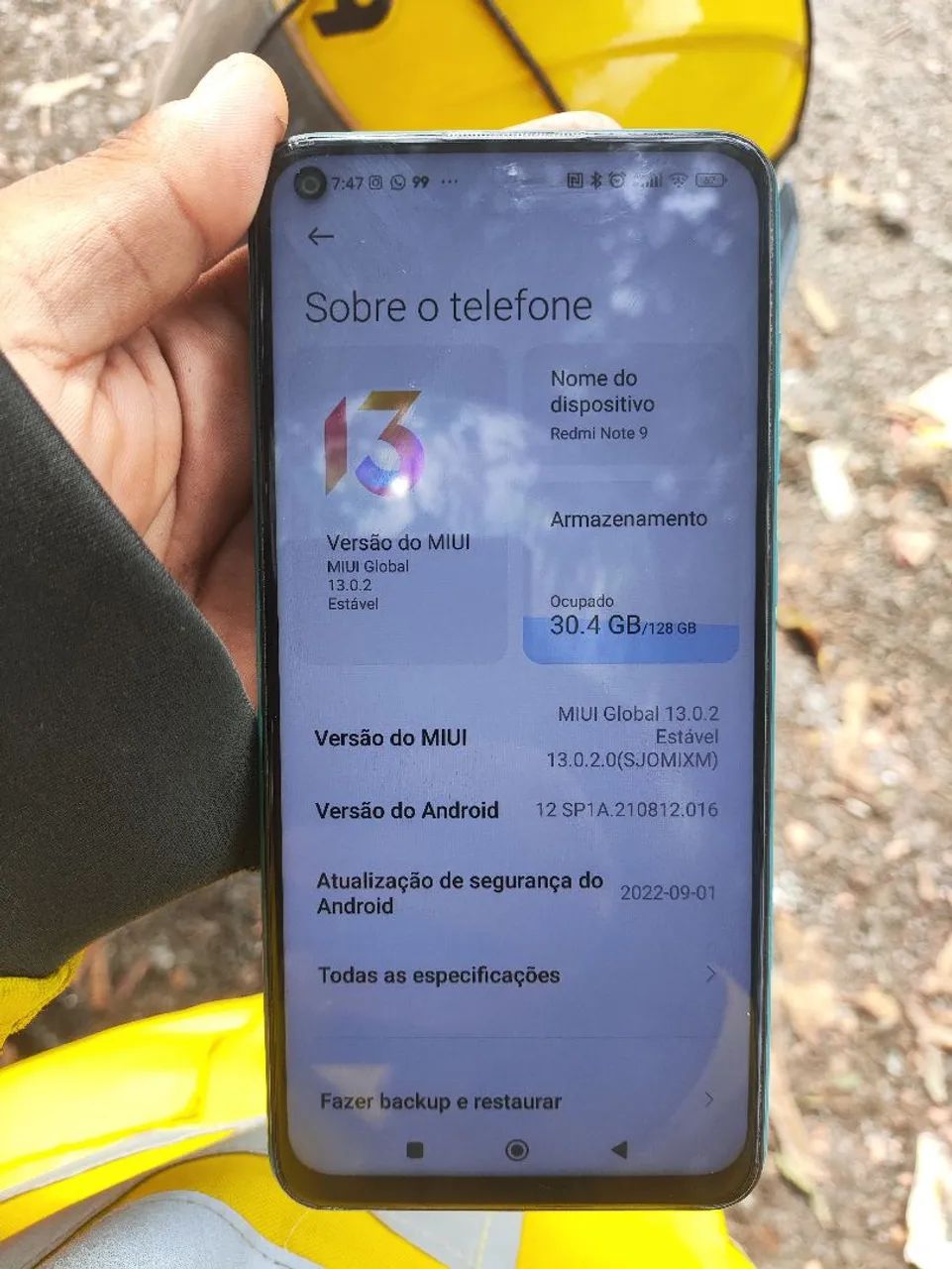 Note 9 zero bala 