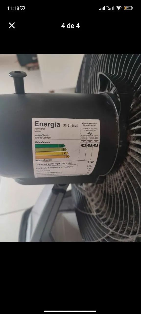 Ventilador WAP FLOW TURBO  - Foto 4