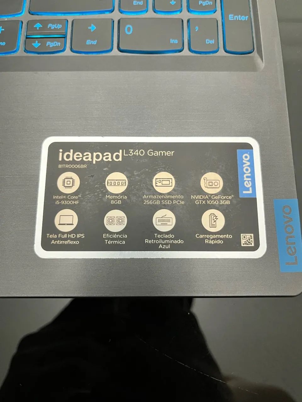 Notebook Lenovo Ideapad L340 Gamer - Foto 4