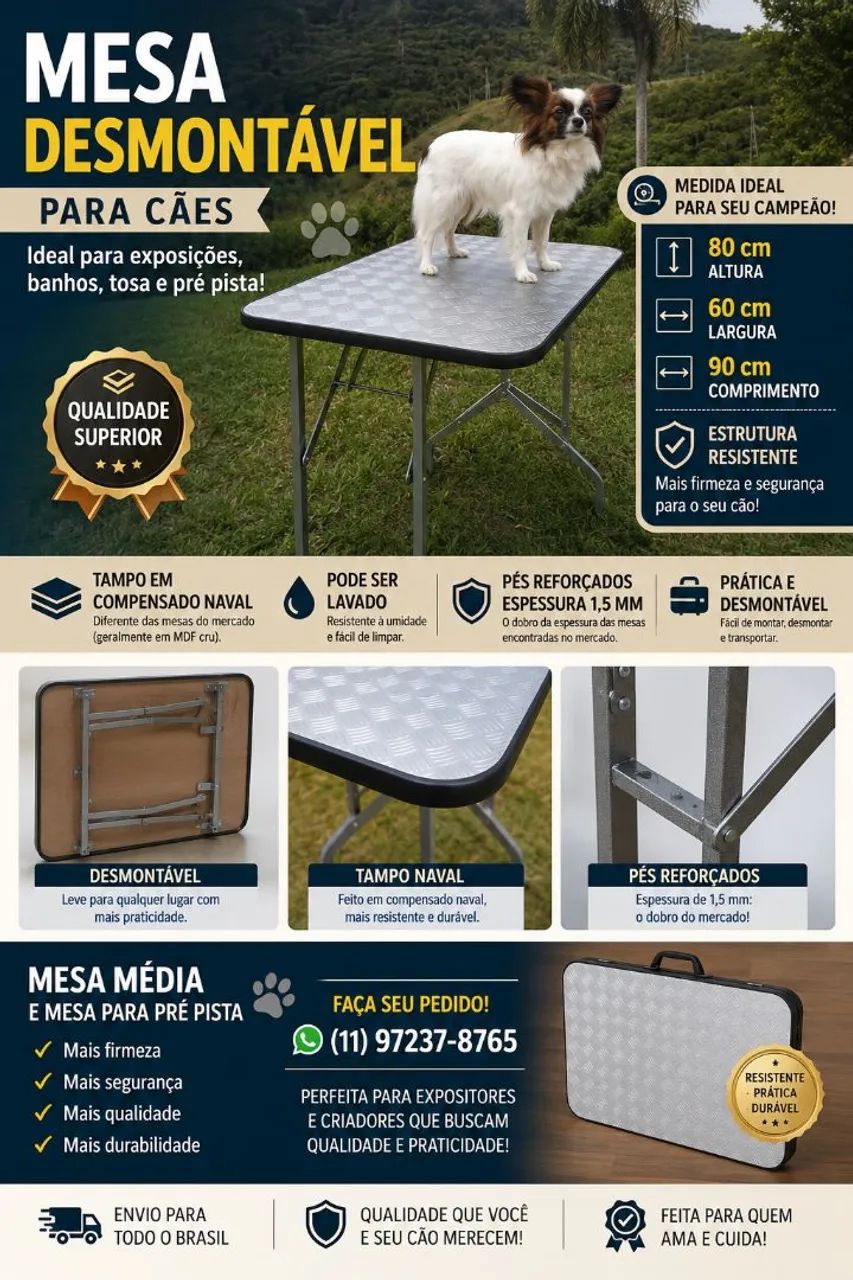 Mesa desmontar para Exposição  - Foto 2