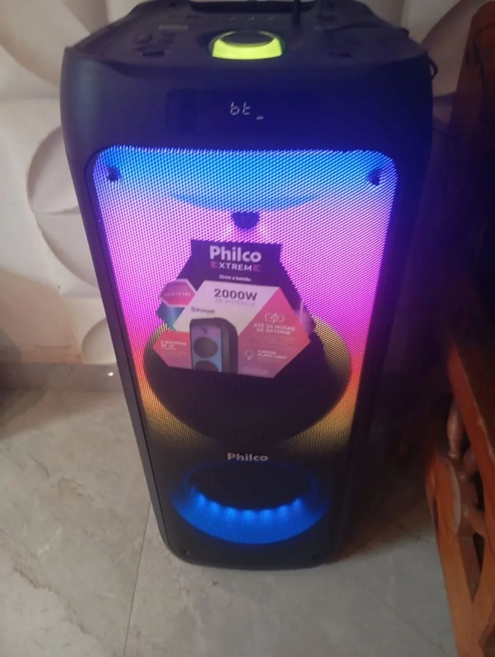 Caixa de som Philco nova Xtrem 2000w - Foto 5